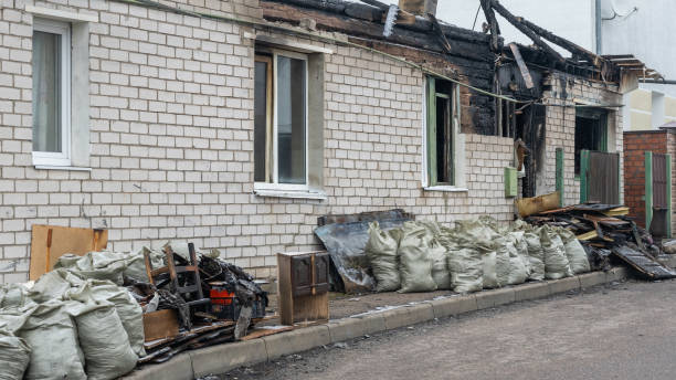 Professional Soot Cleanup technician working in Crofton, MD